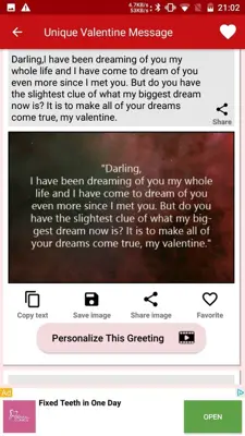 Love Messages for Girlfriend android App screenshot 7